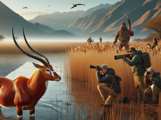 Dive into the Wild: The Thrilling Adventure of Red Lechwe Hunting