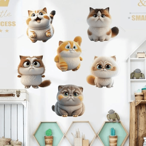 Cute Kittens Wall Stickers | Browse Adorable Cat Decals for Kids’ Rooms 1