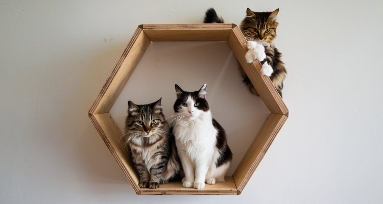 diy cat shelves easy