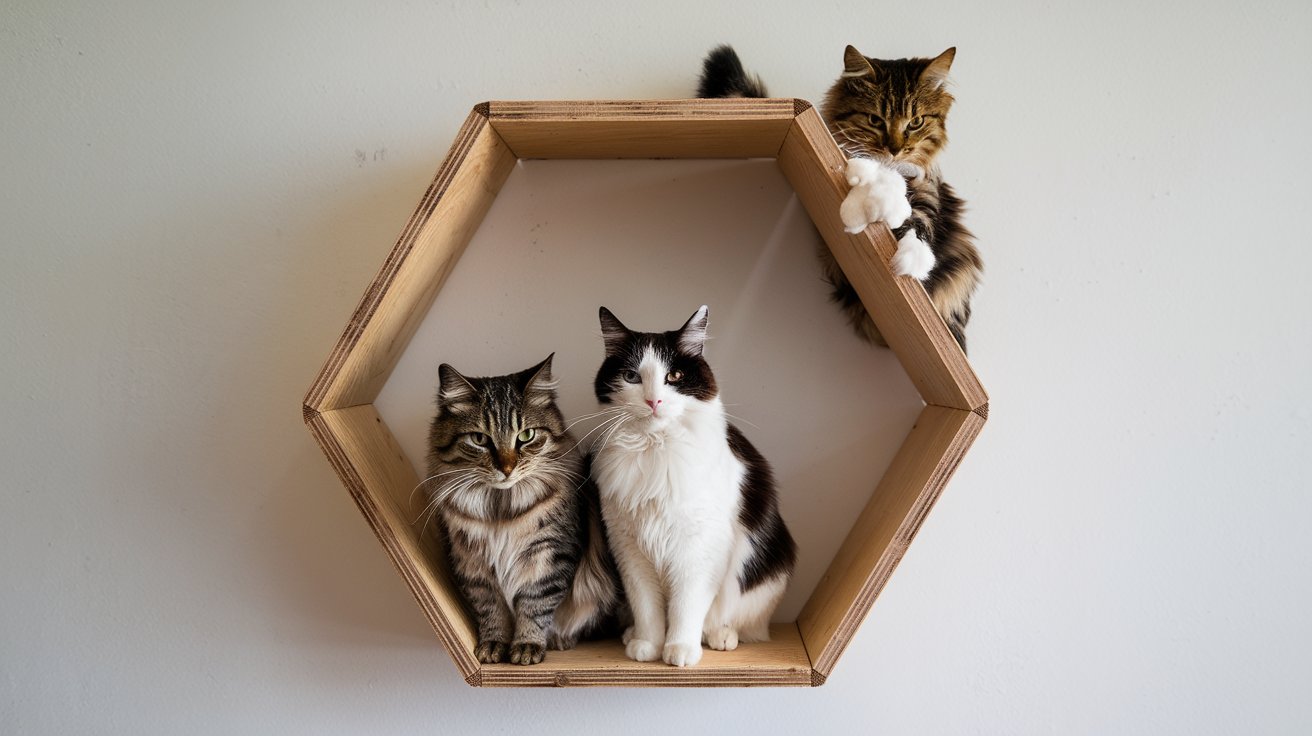 diy cat shelves easy