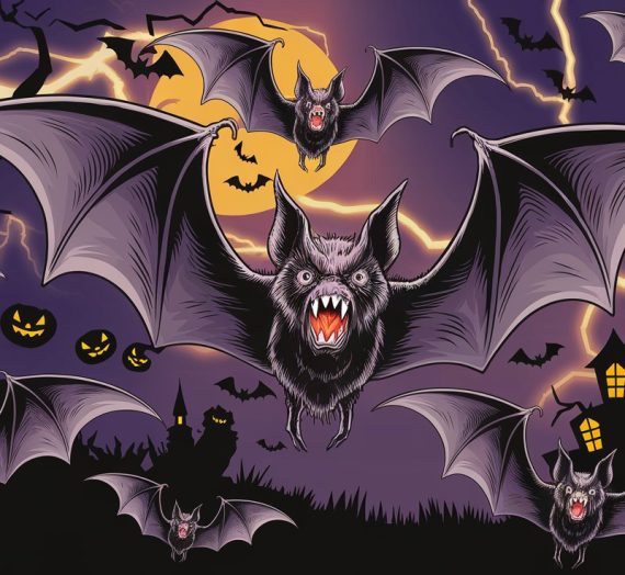 Flying High: Spooky Bats Aesthetic Wallpaper Ideas for Halloween