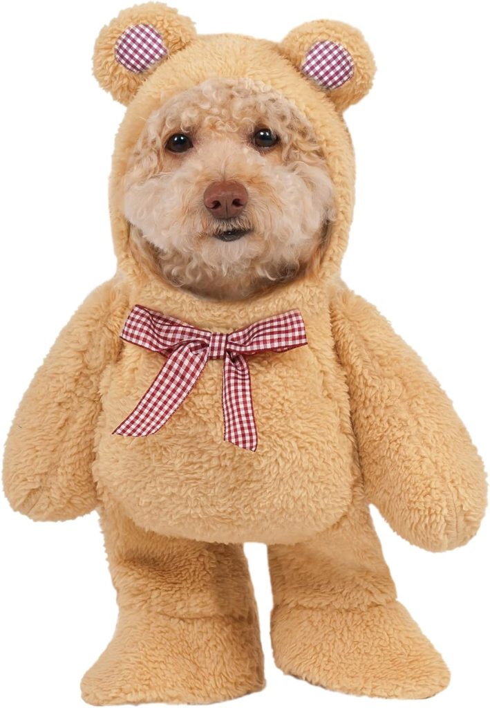 Rubies Walking Teddy Bear Pet Costume, Small